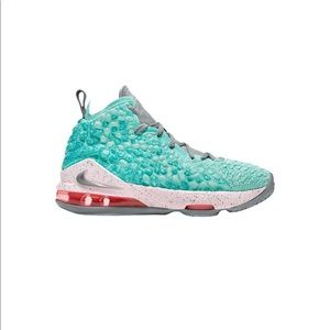 Nike LeBron 17 GS "South Beach" BQ5594-444 NEW